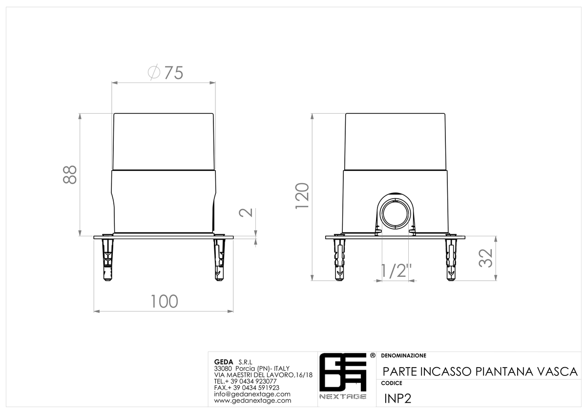 Geda INP2 - scheda tecnica