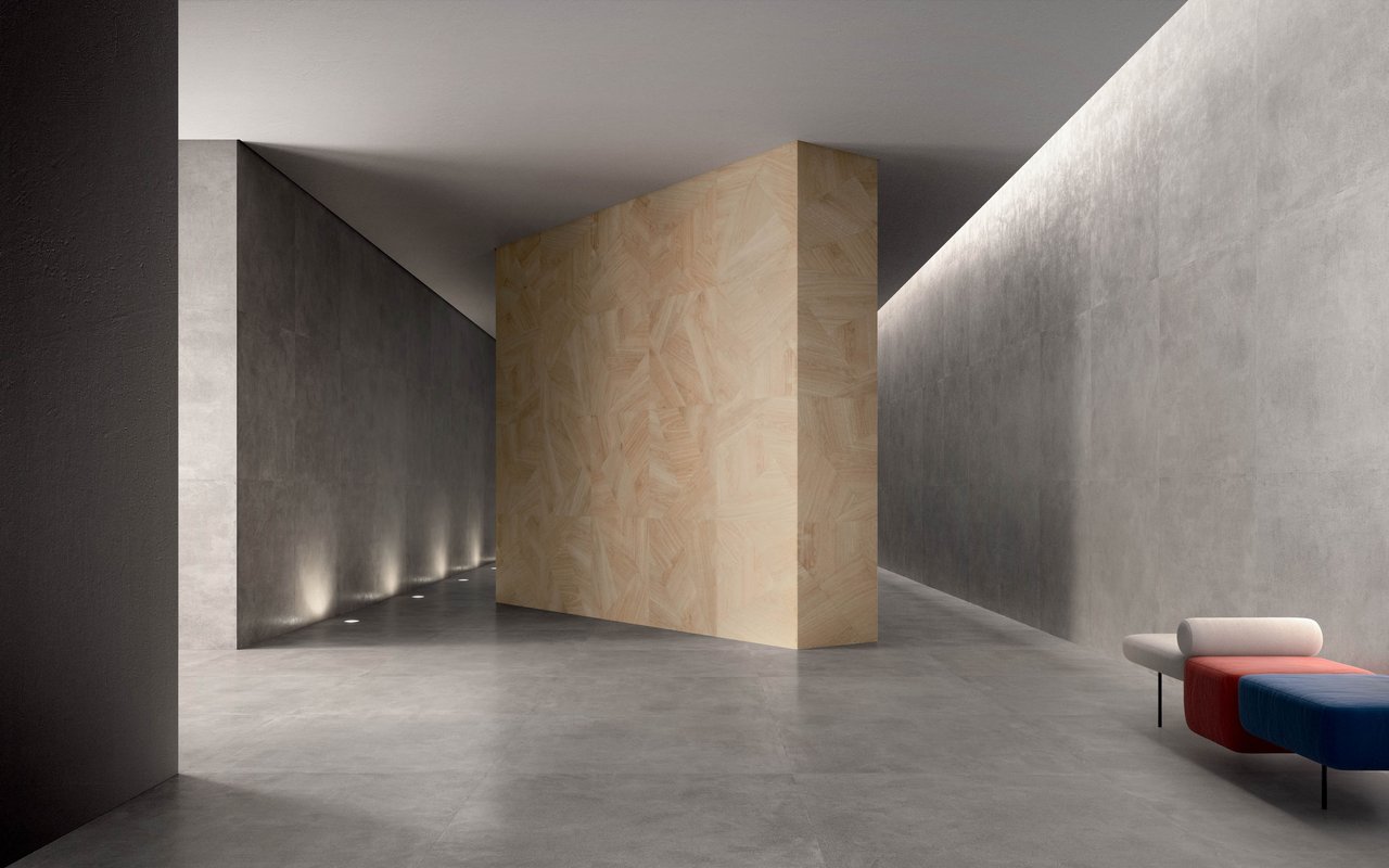 Set Concrete Grey 120x120 - Gres Porcellanato di Ceramica Sant'Agostino - Prezzo solo €175! Compra ora su CEGO CERAMICHE