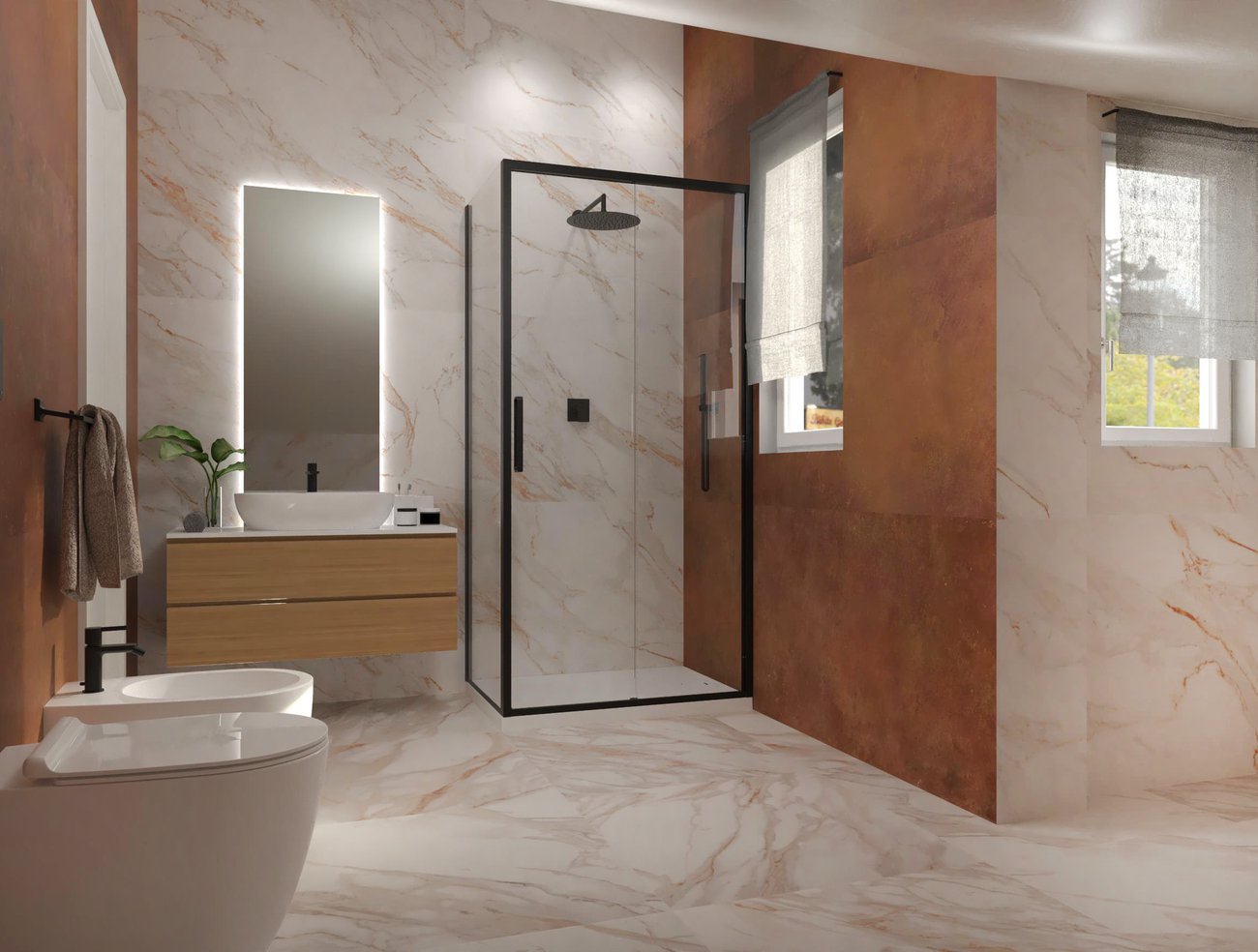 Roma Stone Calacatta Oro 120x120 Matt R9 - Gres Porcellanato di Fap Ceramiche - Prezzo solo €114! Compra ora su CEGO CERAMICHE