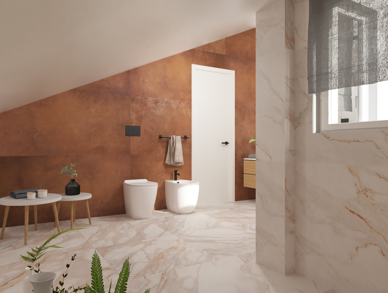 Roma Stone Calacatta Oro 120x120 Matt R9 - Gres Porcellanato di Fap Ceramiche - Prezzo solo €114! Compra ora su CEGO CERAMICHE