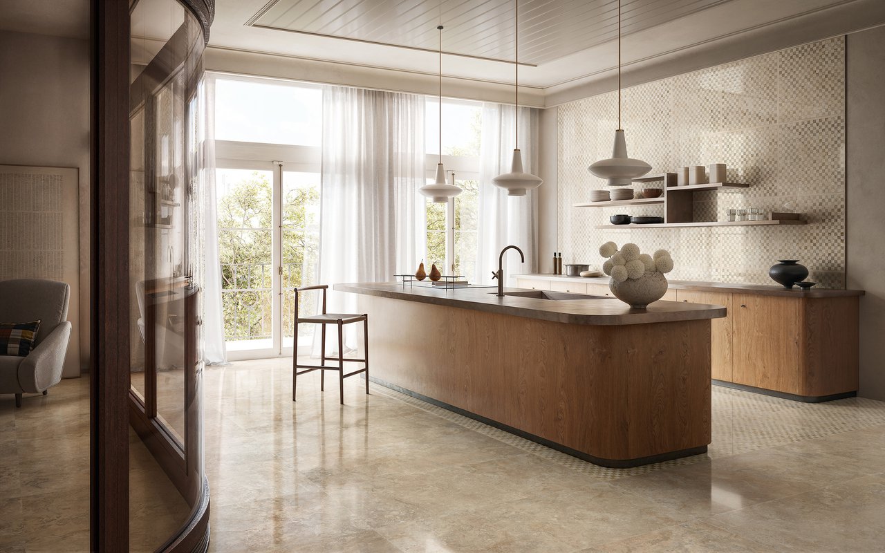 Invictus Cross Beige 120x120 Kry - Gres Porcellanato di Ceramica Sant'Agostino - Prezzo solo €162.50! Compra ora su CEGO CERAMICHE