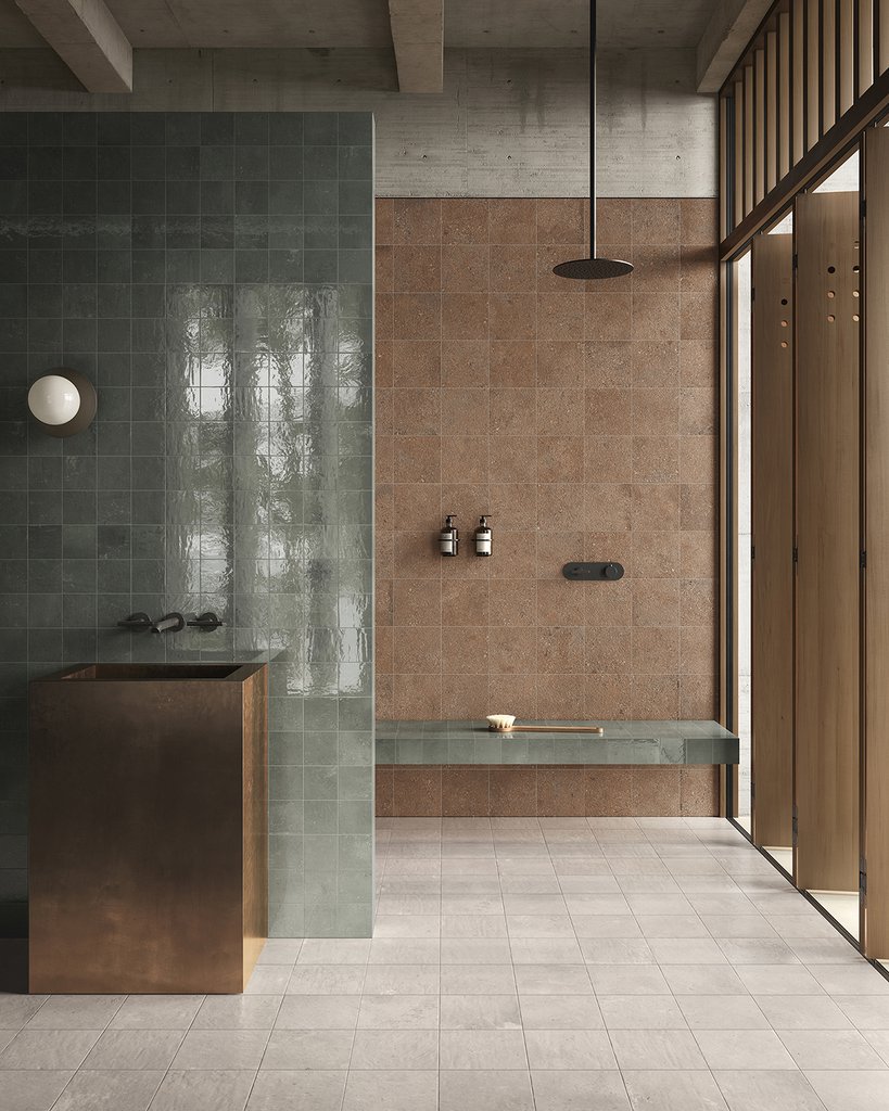 Pixel Aloe Lucido 10x10 - Gres Porcellanato di Ceramica Sant'Agostino - Prezzo solo €27.15! Compra ora su CEGO CERAMICHE
