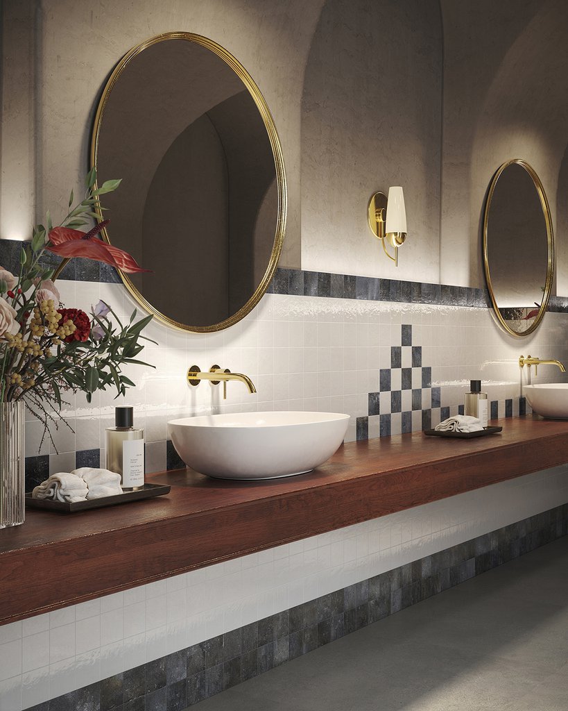 Pixel Black Lucido 10x10 - Gres Porcellanato di Ceramica Sant'Agostino - Prezzo solo €27.15! Compra ora su CEGO CERAMICHE