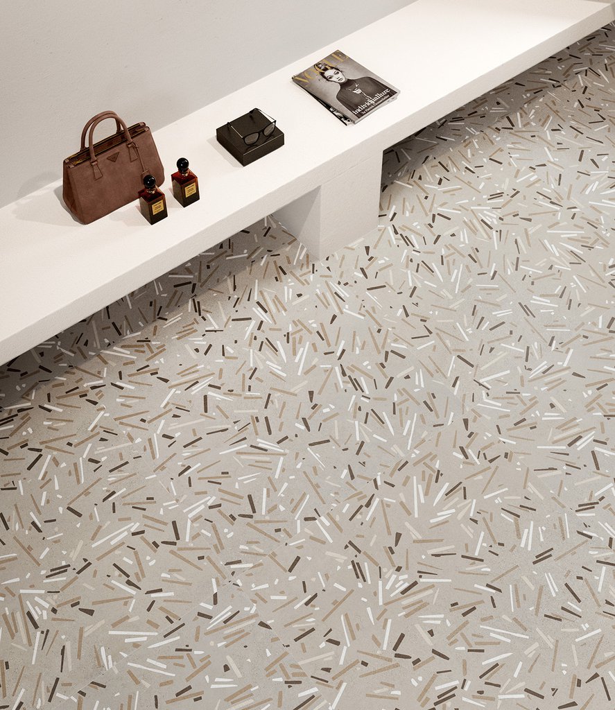 Silkystone Decor Greige 90x90 - Gres Porcellanato di Ceramica Sant'Agostino - Prezzo solo €83! Compra ora su CEGO CERAMICHE