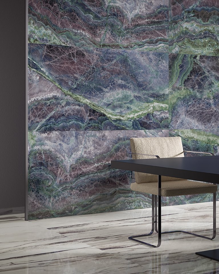 Star Onyx Purple 60x120 Kry - Gres Porcellanato di Ceramica Sant'Agostino - Prezzo solo €73! Compra ora su CEGO CERAMICHE