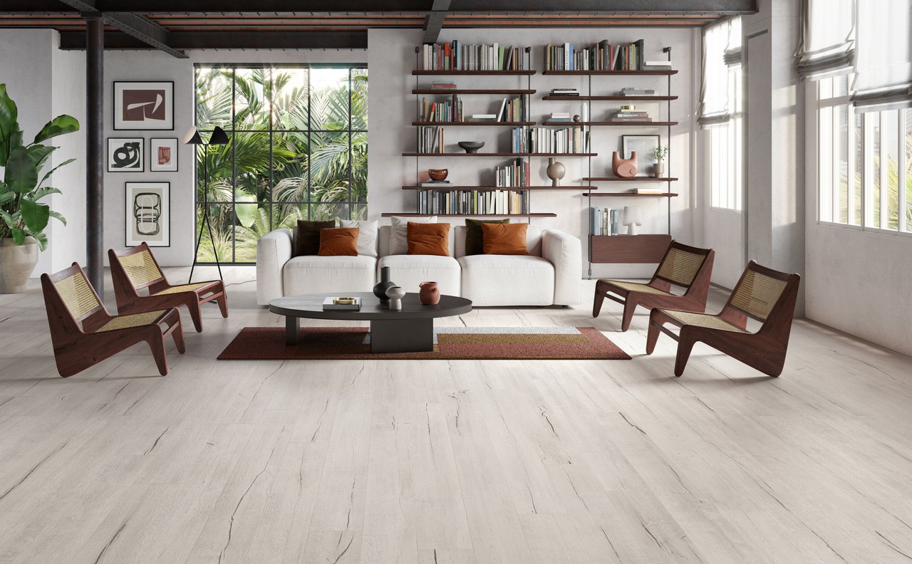 Timewood White 30x180 - Gres Porcellanato di Ceramica Sant'Agostino - Prezzo solo €110! Compra ora su CEGO CERAMICHE