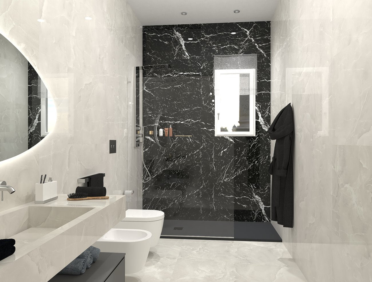 Roma Gold Onice Neve 80X80 brillante - Gres Porcellanato di Fap Ceramiche - Prezzo solo €61! Compra ora su CEGO CERAMICHE