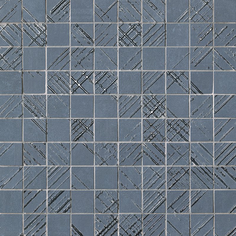 Bloom Metal Blue Silver Mosaico 30x30 - Pasta Bianca di Fap Ceramiche - Prezzo solo €242.80! Compra ora su CEGO CERAMICHE