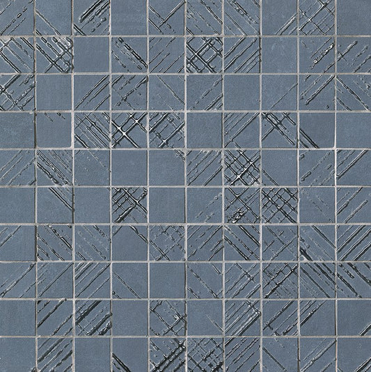 Bloom Metal Blue Silver Mosaico 30x30 - Pasta Bianca di Fap Ceramiche - Prezzo solo €242.80! Compra ora su CEGO CERAMICHE