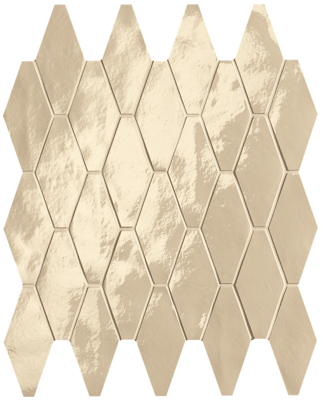 Glim Beige Rombi Mosaico Brillante 31x35,5 - Gres Porcellanato di Fap Ceramiche - Prezzo solo €151.59! Compra ora su CEGO CERAMICHE