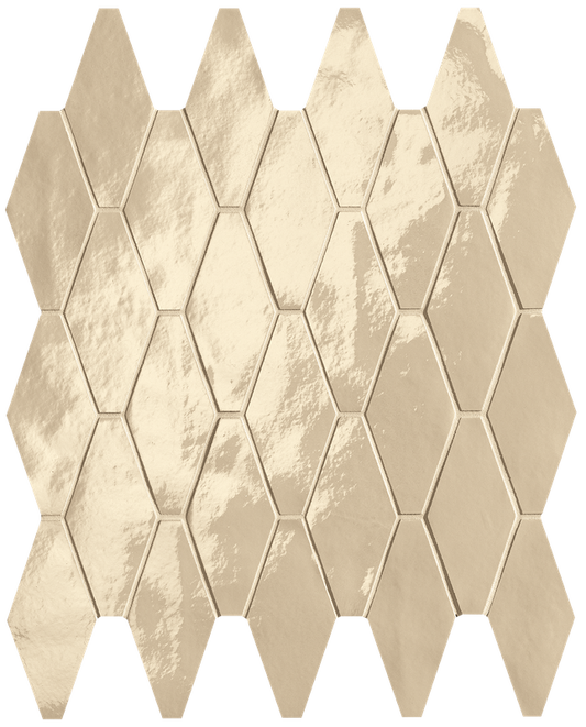 Glim Beige Rombi Mosaico Brillante 31x35,5 - Gres Porcellanato di Fap Ceramiche - Prezzo solo €151.59! Compra ora su CEGO CERAMICHE