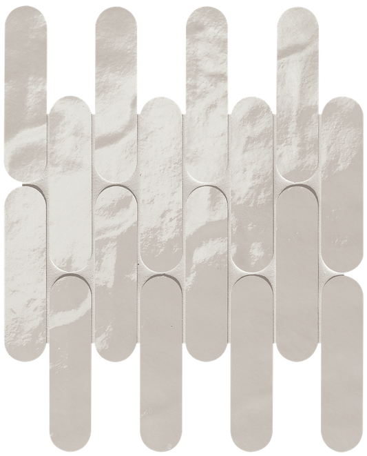Glim Ghiaccio Curve Mosaico Brillante  29x29,5 - Gres Porcellanato di Fap Ceramiche - Prezzo solo €227.38! Compra ora su CEGO CERAMICHE