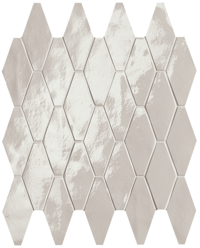 Glim Ghiaccio Rombi Mosaico Brillante 31x35,5 - Gres Porcellanato di Fap Ceramiche - Prezzo solo €151.59! Compra ora su CEGO CERAMICHE