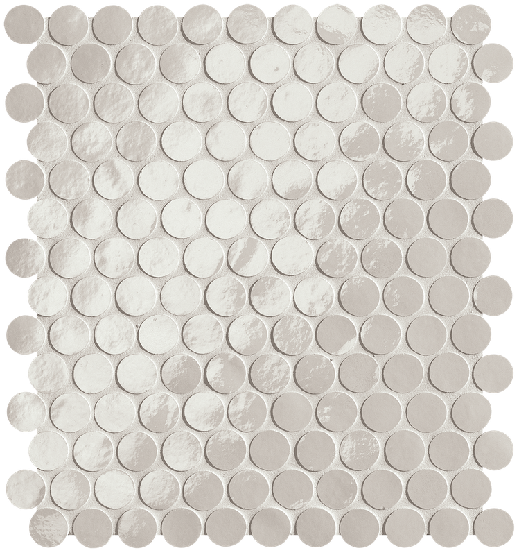 Glim Ghiaccio Round Mosaico Brillante 29,5x32,5 - Gres Porcellanato di Fap Ceramiche - Prezzo solo €257.45! Compra ora su CEGO CERAMICHE