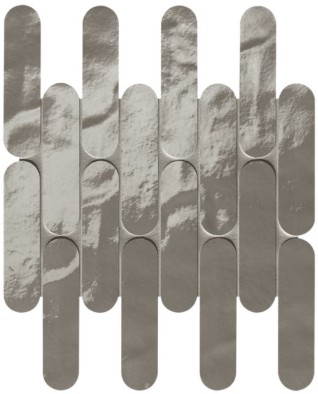 Glim Grigio Fumo Curve Mosaico Brillante  29x29,5 - Gres Porcellanato di Fap Ceramiche - Prezzo solo €227.38! Compra ora su CEGO CERAMICHE