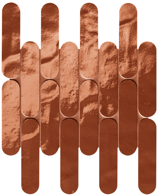 Glim Rosso Cuore Curve Mosaico Brillante  29x29,5 - Gres Porcellanato di Fap Ceramiche - Prezzo solo €227.38! Compra ora su CEGO CERAMICHE