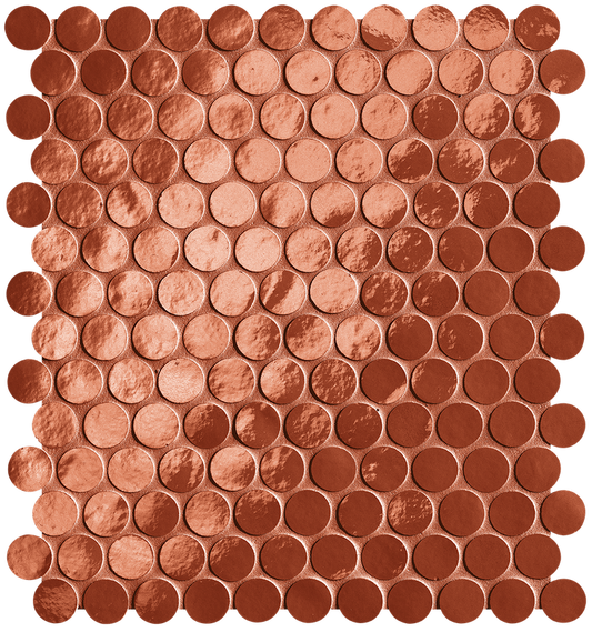 Glim Rosso Cuore Round Mosaico Brillante 29,5x32,5 - Gres Porcellanato di Fap Ceramiche - Prezzo solo €257.45! Compra ora su CEGO CERAMICHE