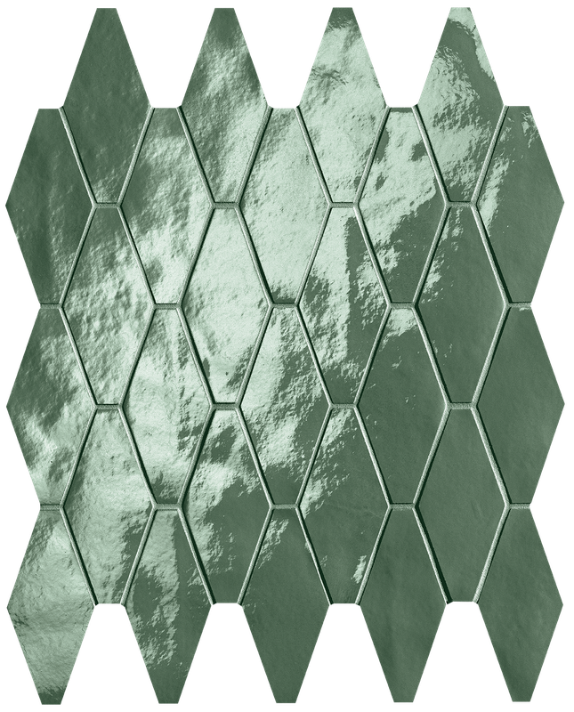 Glim Salvia Rombi Mosaico Brillante 31x35,5 - Gres Porcellanato di Fap Ceramiche - Prezzo solo €151.59! Compra ora su CEGO CERAMICHE