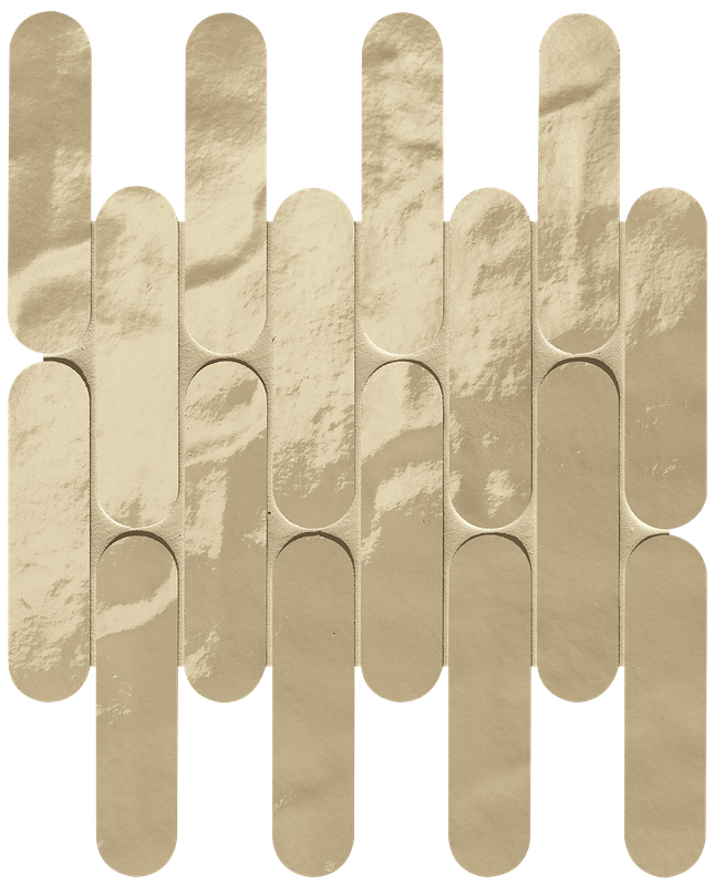 Glim Tortora Curve Mosaico Brillante  29x29,5 - Gres Porcellanato di Fap Ceramiche - Prezzo solo €227.38! Compra ora su CEGO CERAMICHE