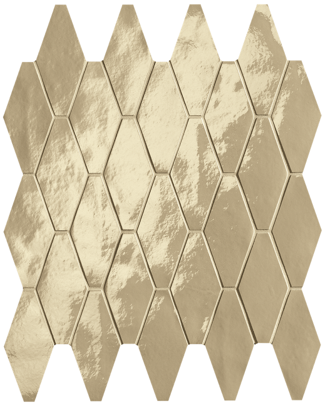 Glim Tortora Rombi Mosaico Brillante 31x35,5 - Gres Porcellanato di Fap Ceramiche - Prezzo solo €151.59! Compra ora su CEGO CERAMICHE
