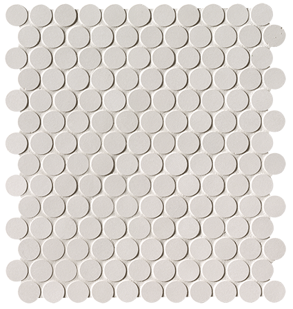 Milano&Floor Bianco Round Mosaico 29,5x32,5 - Gres Porcellanato di Fap Ceramiche - Prezzo solo €257.44! Compra ora su CEGO CERAMICHE