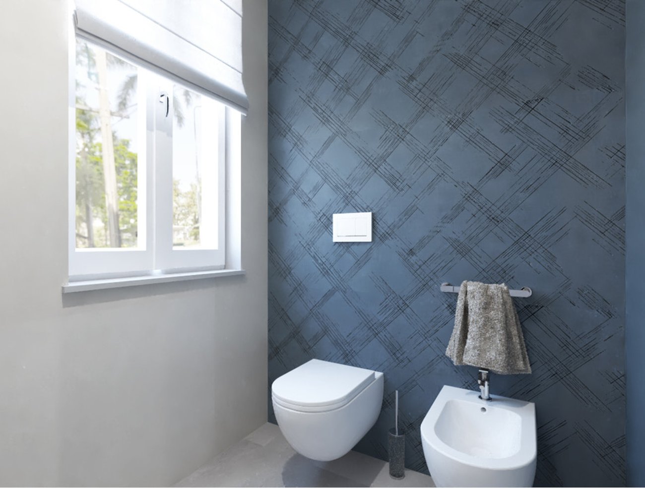 Bloom Metal Blue Silver Inserto 80x160 - Pasta Bianca di Fap Ceramiche - Prezzo solo €340! Compra ora su CEGO CERAMICHE