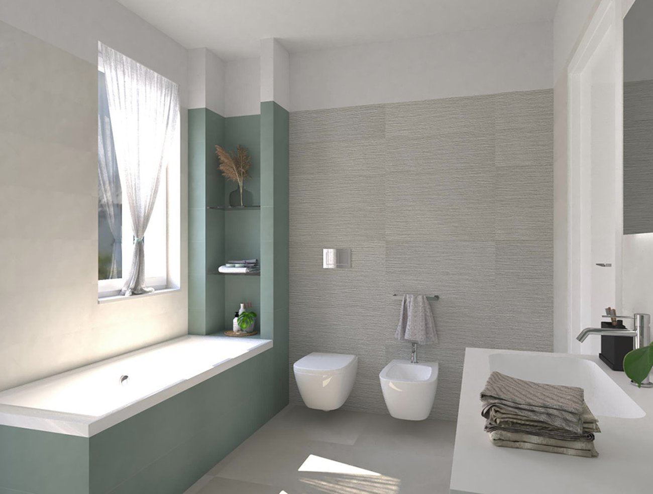 Color Line Rope Perla 25x75 - Pasta Bianca di Fap Ceramiche - Prezzo solo €40! Compra ora su CEGO CERAMICHE