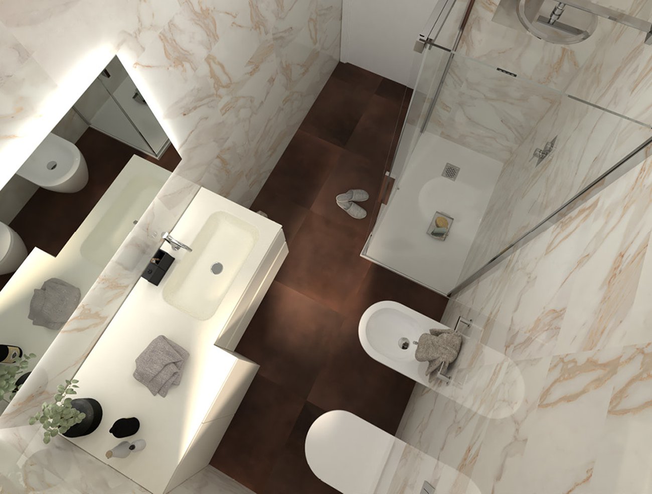 Milano&Floor Corten 80x80 SATIN - Gres Porcellanato di Fap Ceramiche - Prezzo solo €43.50! Compra ora su CEGO CERAMICHE