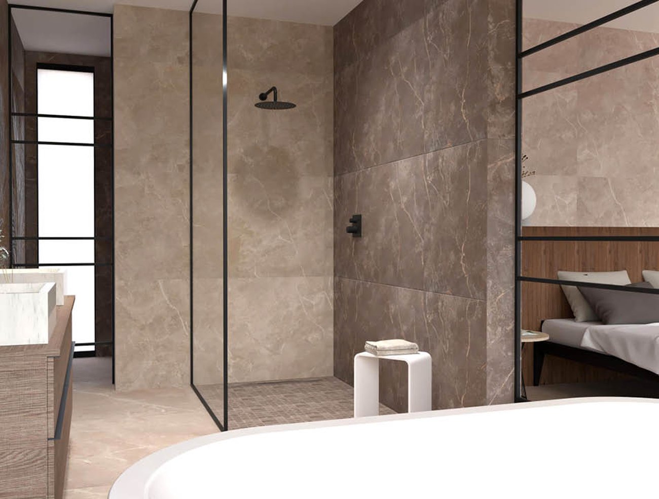 Roma Stone Pietra Brown 120x120 Matt R9 - Gres Porcellanato di Fap Ceramiche - Prezzo solo €114! Compra ora su CEGO CERAMICHE