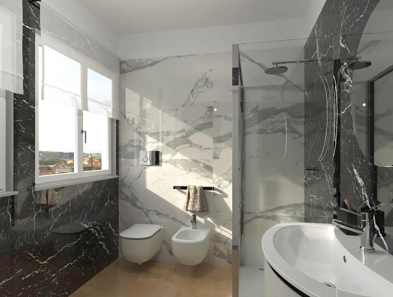 Roma Gold Carrara Superiore 60x120 brillante - Gres Porcellanato di Fap Ceramiche - Prezzo solo €73! Compra ora su CEGO CERAMICHE