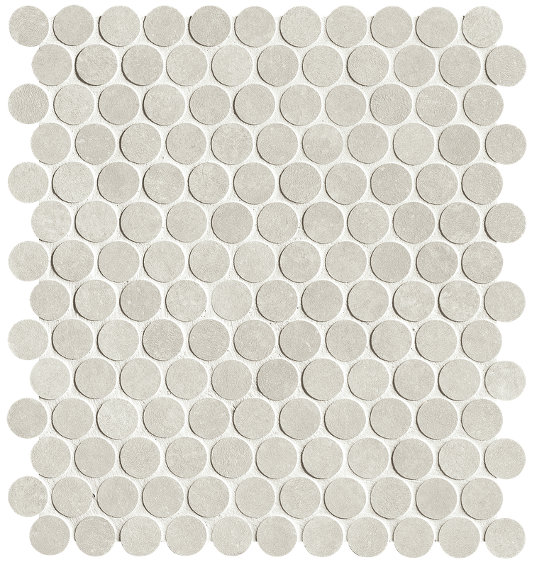 Still Cemento Round Mosaico 29,5x32,5 Matt - Gres Porcellanato di Fap Ceramiche - Prezzo solo €257.45! Compra ora su CEGO CERAMICHE