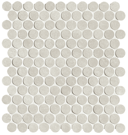 Still Cemento Round Mosaico 29,5x32,5 Matt - Gres Porcellanato di Fap Ceramiche - Prezzo solo €257.45! Compra ora su CEGO CERAMICHE