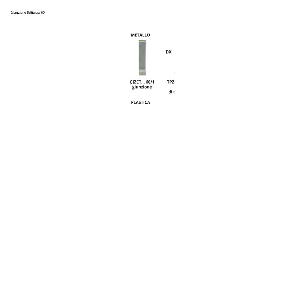 Giunzione Battiscopa 60 Progress Profiles