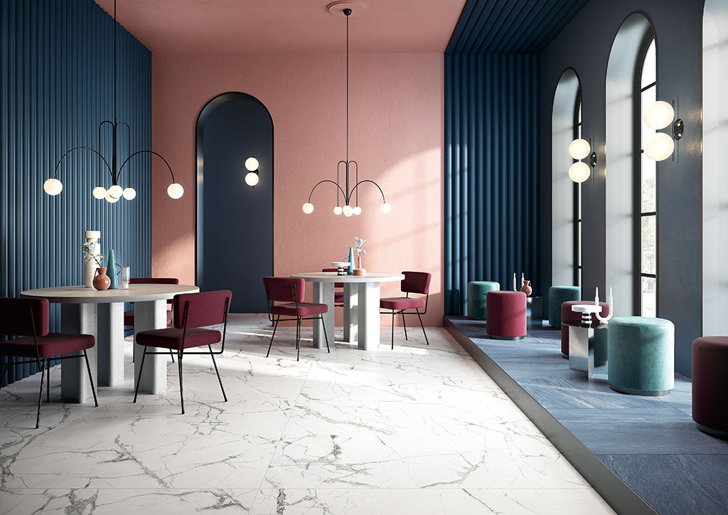 Marmorea Intensa Bianco Luce 74x74 matt - Gres Porcellanato di Fioranese - Prezzo solo €35! Compra ora su CEGO CERAMICHE
