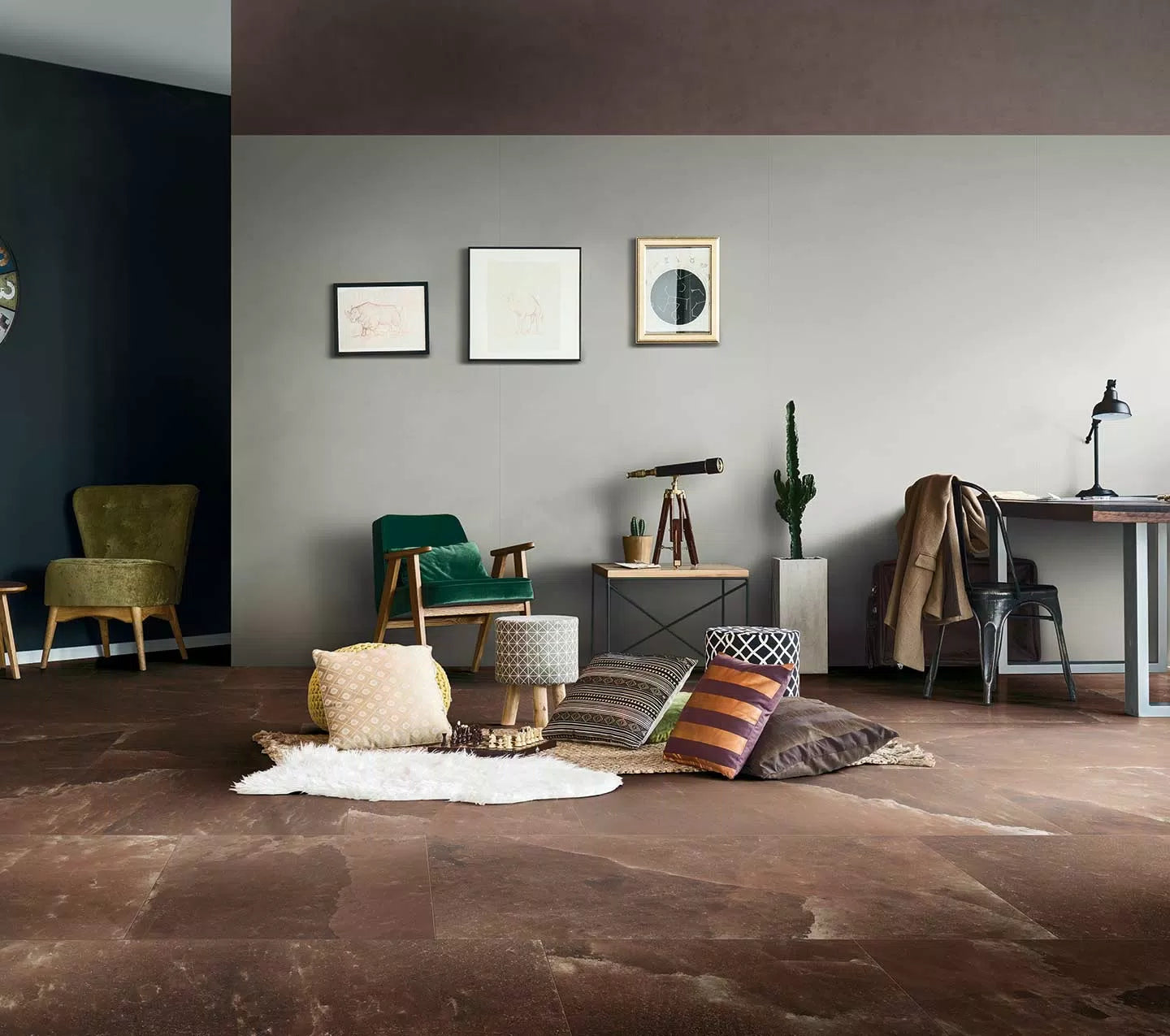 Rock Salt Hawaiian Red 60x60 lucido - Gres Porcellanato di Florim - Prezzo solo €43! Compra ora su CEGO CERAMICHE