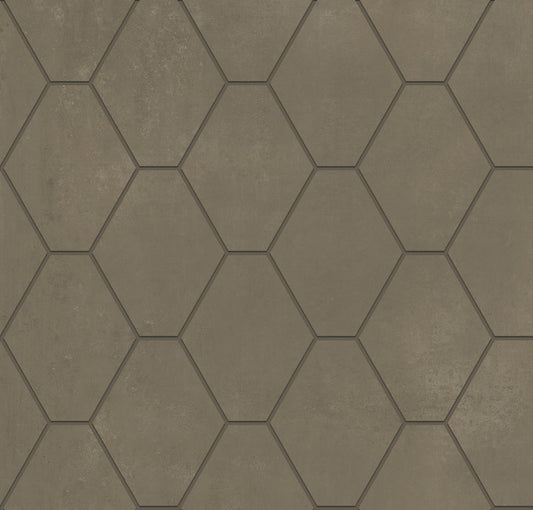 Metallique Brune Mosaico Hexa 30x30 - Gres Porcellanato di Kronos Ceramiche - Prezzo solo €110.60! Compra ora su CEGO CERAMICHE