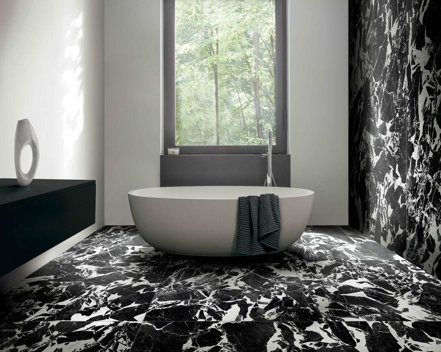 B&W Marble Fragment 60x120 High-Glossy 9 mm - Gres Porcellanato di Florim - Prezzo solo €86.99! Compra ora su CEGO CERAMICHE