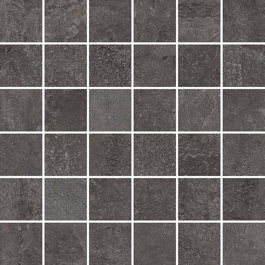 Industrial Nero Mosaico 30x30 Rett - Gres Porcellanato di Castelvetro - Prezzo solo €91! Compra ora su CEGO CERAMICHE