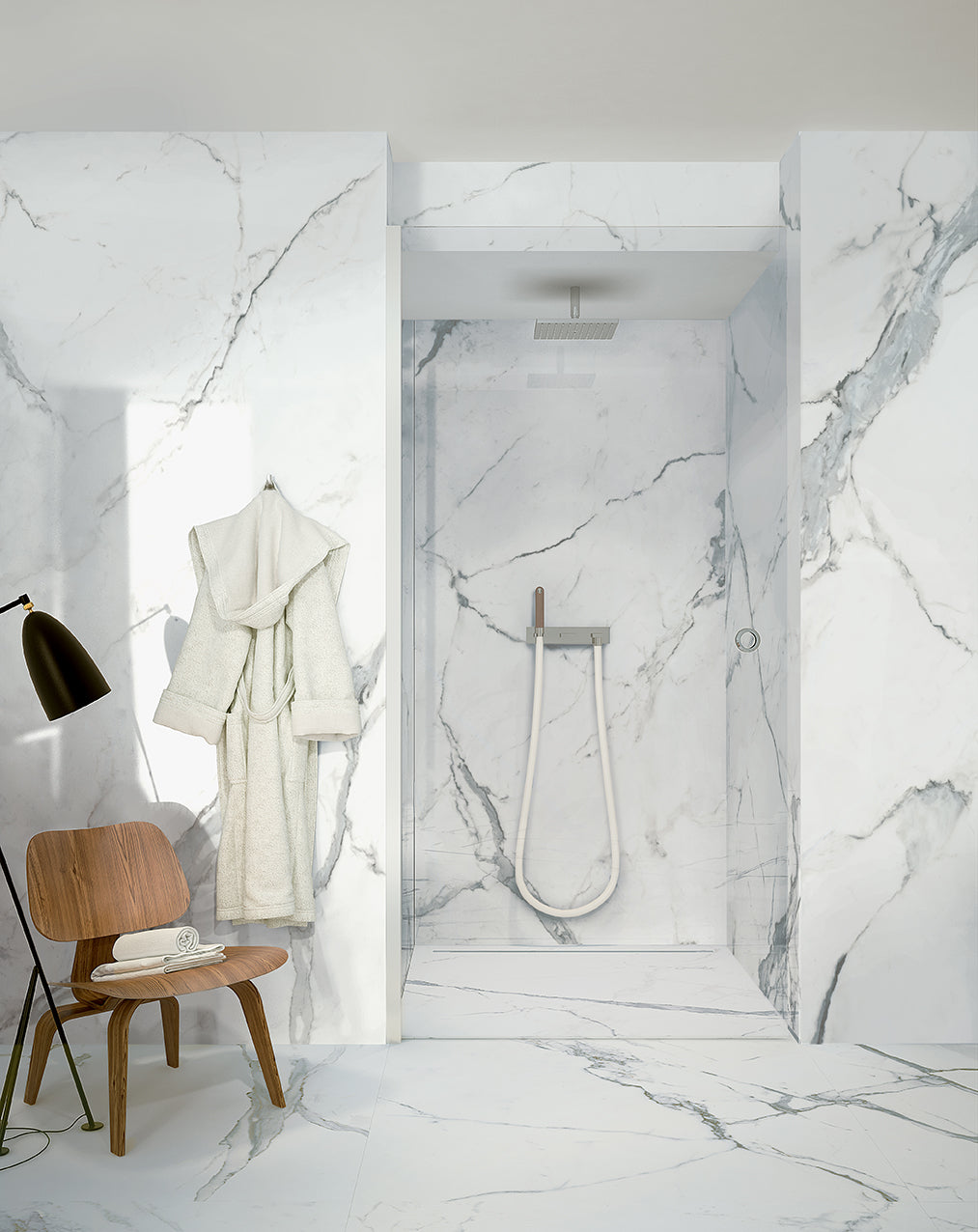 Infinito 2.0 Calacatta White Glossy 60x120 - Gres Porcellanato di Fondovalle - Prezzo solo €99! Compra ora su CEGO CERAMICHE