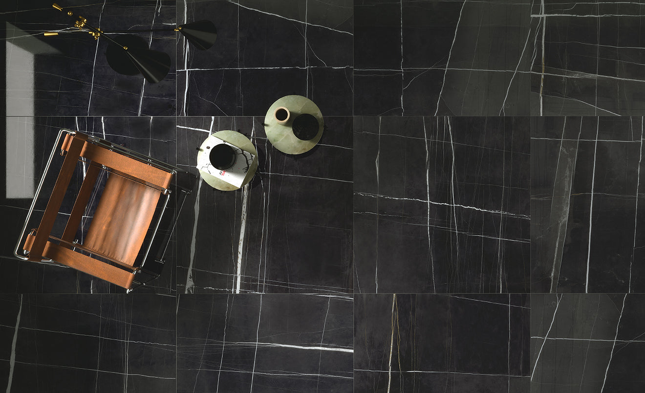 Infinito 2.0 Sahara Noir Glossy 60x120 - Gres Porcellanato di Fondovalle - Prezzo solo €99! Compra ora su CEGO CERAMICHE