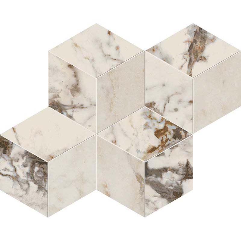 Interno4 Breccia Tortona Mosaico Rombi 35,2x30 Lappato - Gres Porcellanato di Keope - Prezzo solo €67.81! Compra ora su CEGO CERAMICHE