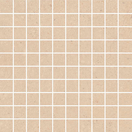 Konkrete Beige Mosaico 30x30 Rett - Gres Porcellanato di Castelvetro - Prezzo solo €91! Compra ora su CEGO CERAMICHE