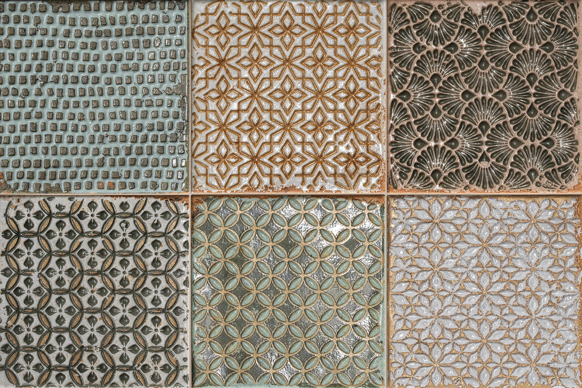 La Fabbrica AVA Wabi Sabi Hinode - Pattern caldo 15x15 Glossy