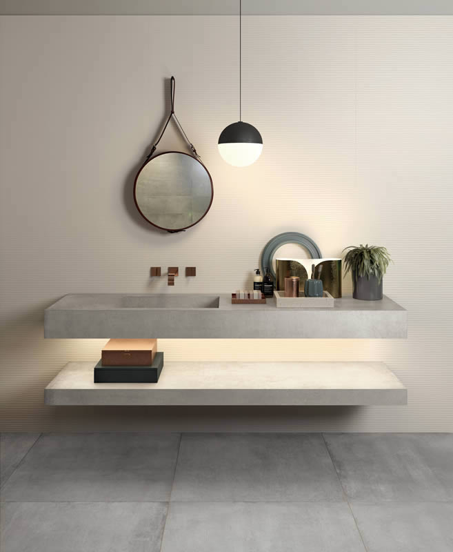 Prima Materia Cemento 120x120 naturale - Gres Porcellanato di Kronos Ceramiche - Prezzo solo €173.90! Compra ora su CEGO CERAMICHE