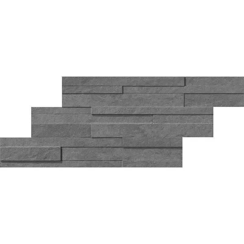 Lea Waterfall Muretto 3D Gray Flow 29x59 Lappato