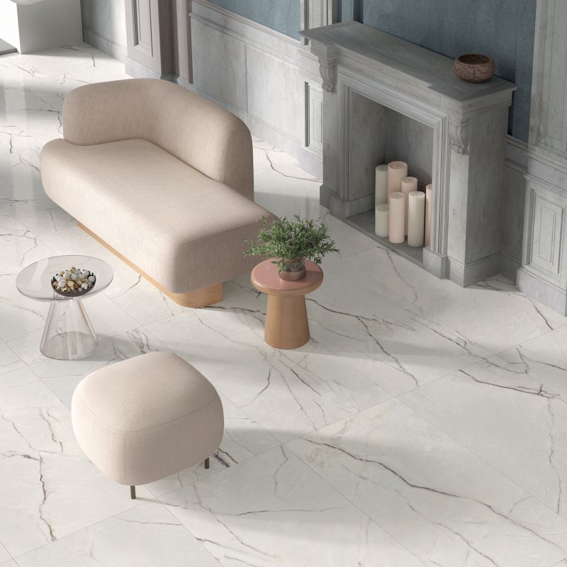 Epoque 21 Lilac White 80x80 nat - Gres Porcellanato di Ariana Ceramiche - Prezzo solo €39! Compra ora su CEGO CERAMICHE