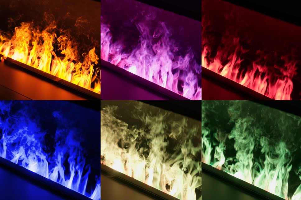 Camino elettrico ad acqua idraulico Modulo Brace 50 Metal MULTICOLOUR maisonFire - Foto 6