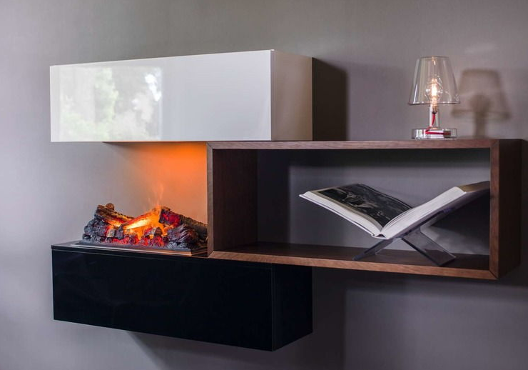Camino elettrico ad acqua Modulo Brace 60 Legna maisonFire - Foto 3