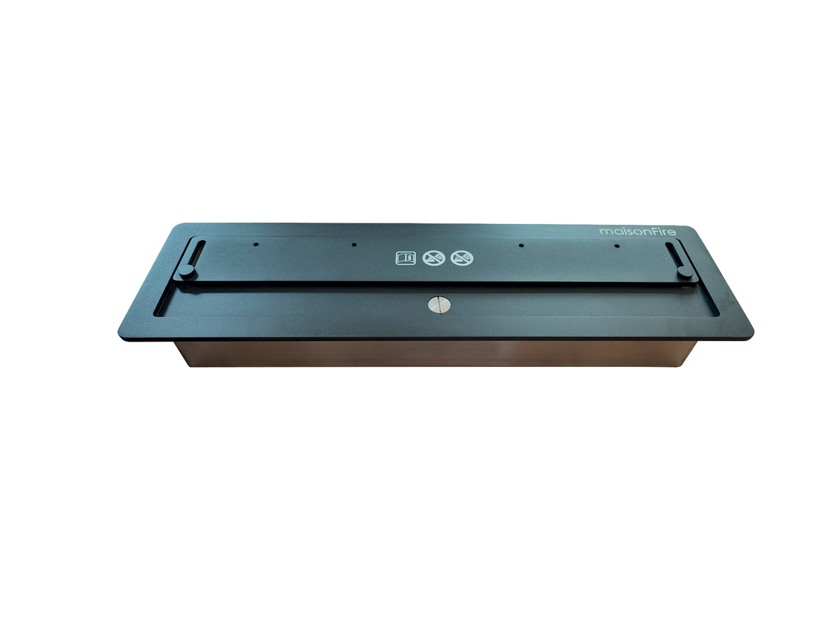 Bruciatore 120 cm Acciaio Nero maisonFire - Foto 1