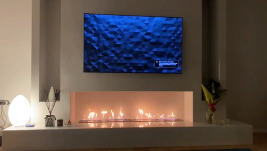 Bruciatore 120 cm Acciaio Satinato maisonFire - Foto 1